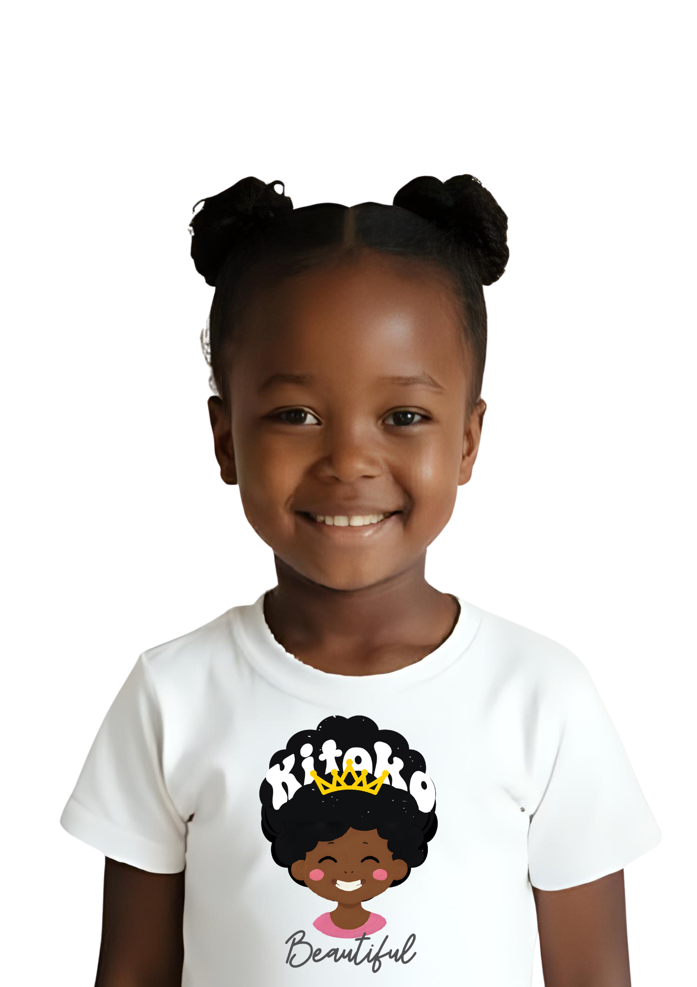 T-shirt enfant fille KITOKO